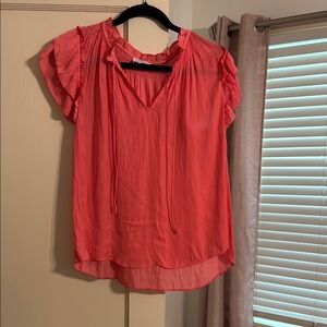 Women's Coral Blouse